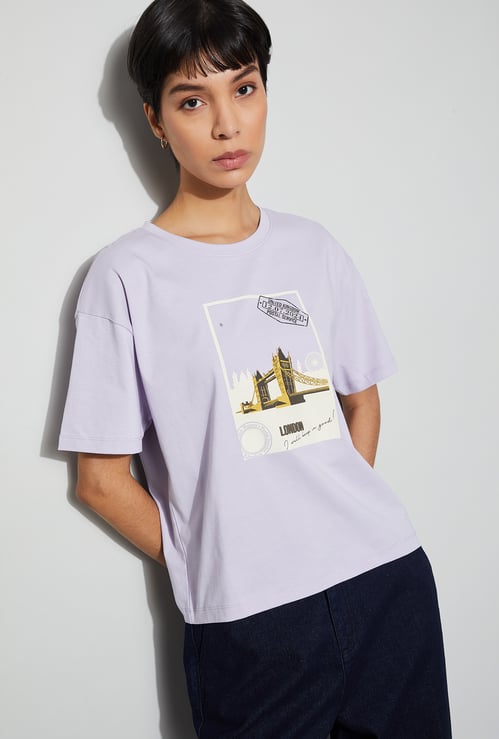 FAME FOREVER Graphic Print T-shirt