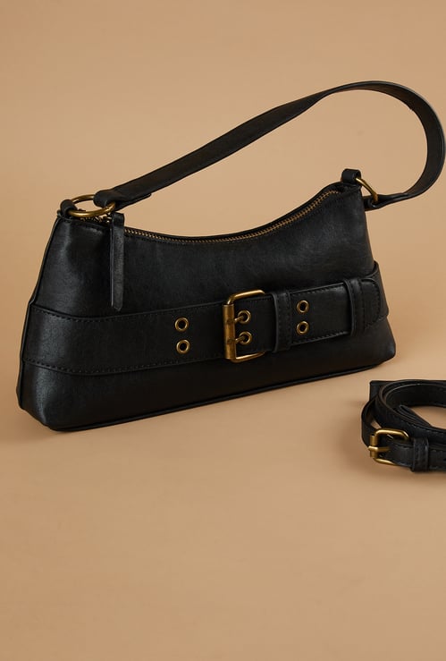 GINGER Buckle Shoulder Bag