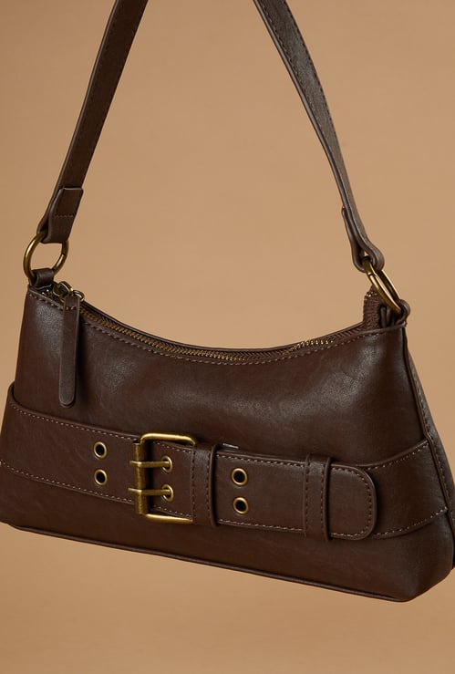 GINGER Buckle Shoulder Bag