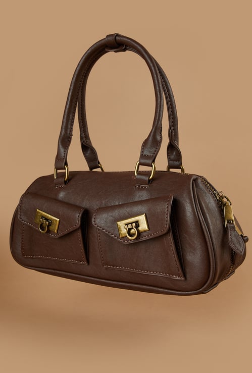 GINGER Textured Handheld Bag