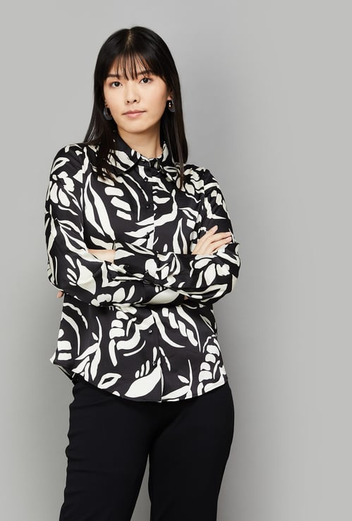 VERO MODA Floral Print Regular Shirt