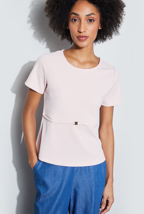 CODE CLASSIC Buckle Detail Top