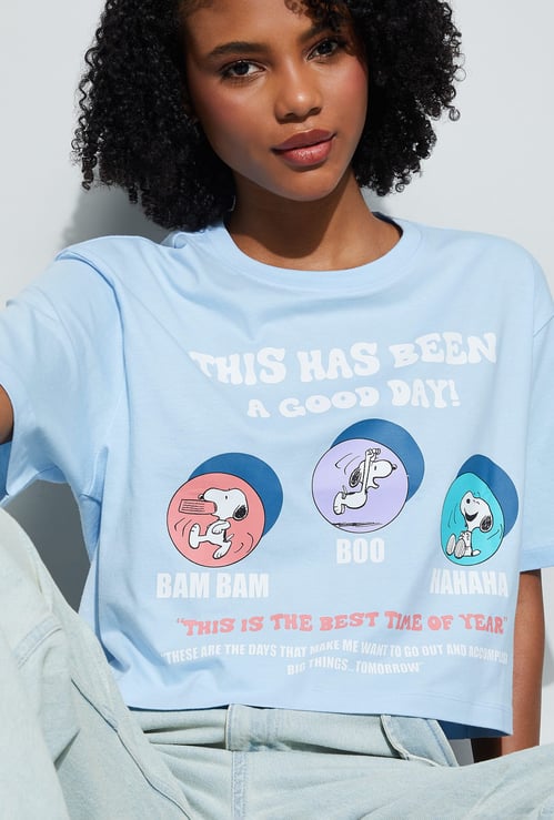 GINGER Snoopy Character T-shirt