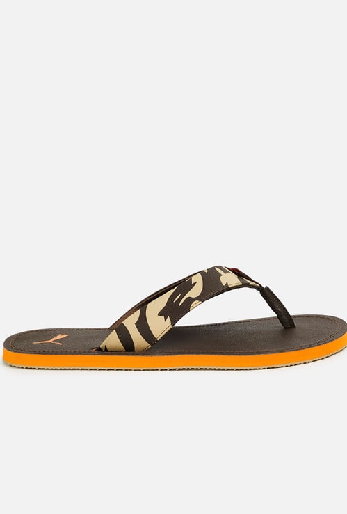 PUMA Camouflage Print Flip Flops