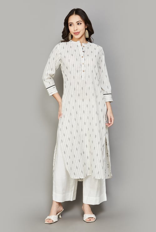 LIBAS Woven Design Straight Kurta