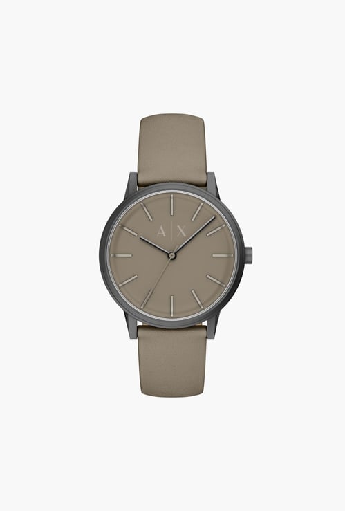 ARMANI EXCHANGE Cayde-Leather Analog Watch - AX2766I