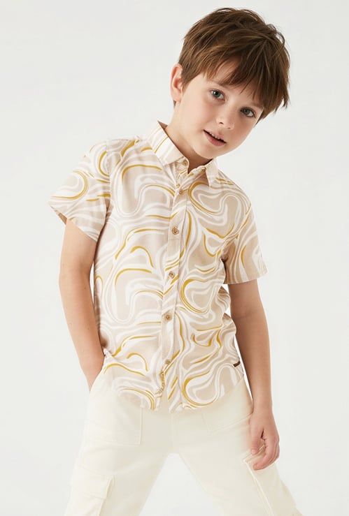 FAME FOREVER Boys Printed Shirts