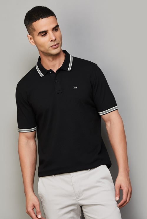 ARROW SPORT Textured Polo T-shirt