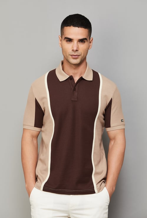 ARROW SPORT Colourblock Polo T-shirt