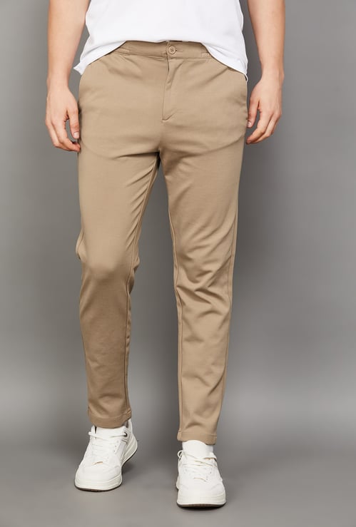 CELIO Solid Super Slim Trousers