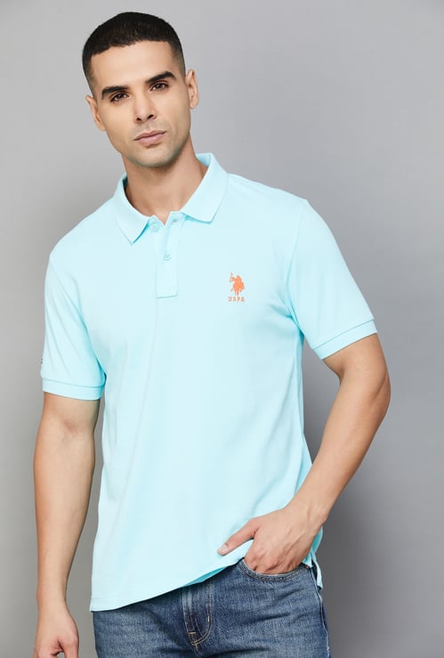 US POLO ASSN Solid Polo T-shirt
