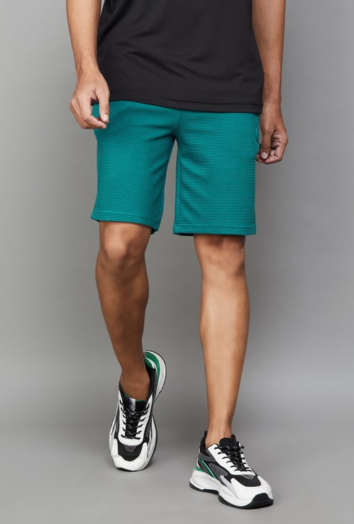 PUMA Textured Slim Fit Shorts