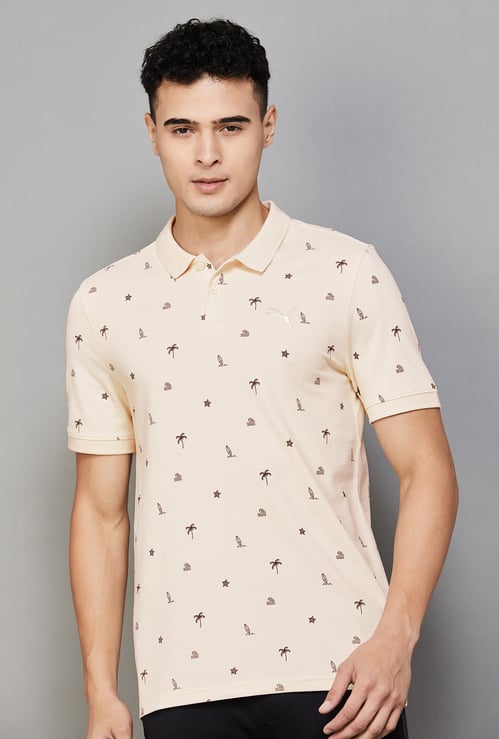 PUMA Printed Polo T-shirt
