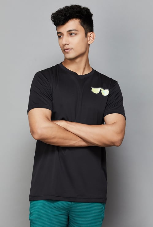 PUMA Graphic Print Crew Neck T-shirt