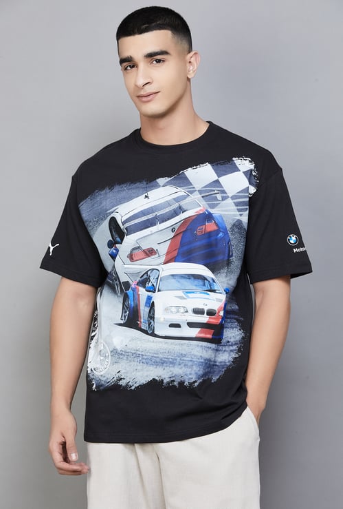 PUMA BMW Motorsport Graphic Print Crew Neck T-shirt