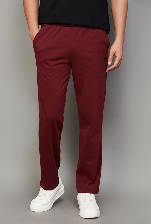PUMA Solid Regular Track Pants