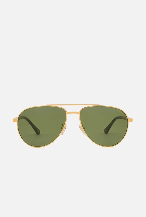 POLICE Polarized Aviator Sunglasses - SPLR77K59300YSG