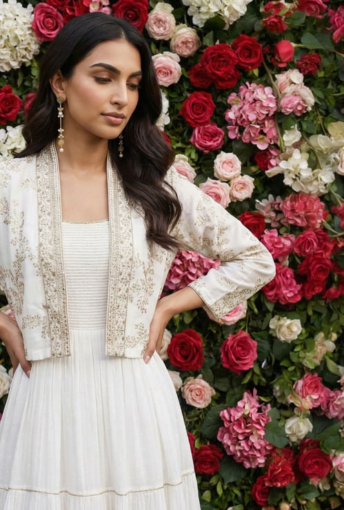 AURELIA Embroidered Winter Waist Coat