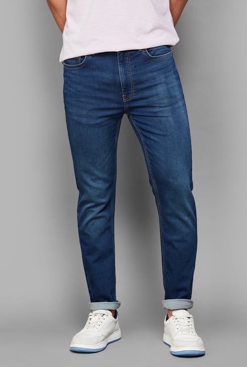 UNITED COLORS OF BENETTON Washed Regular Tapered Jeans