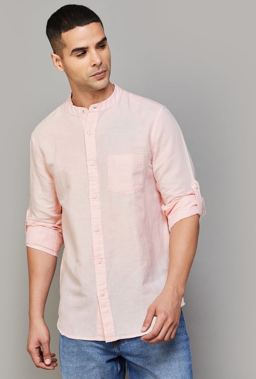 UNITED COLORS OF BENETTON Solid Regular Fit Shirt