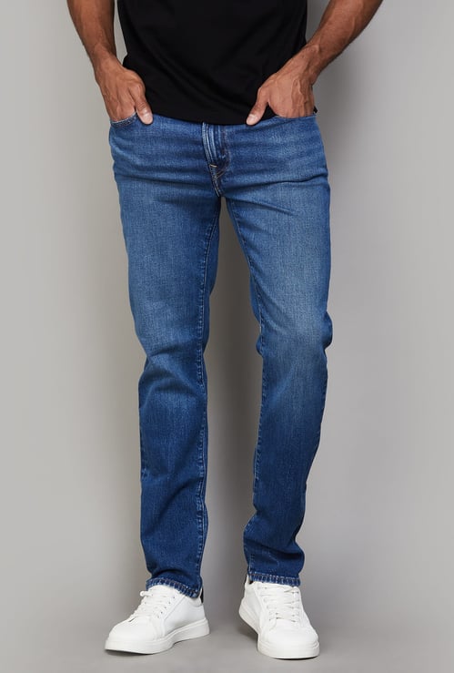 AMERICAN EAGLE Stonewashed Slim Straight Jeans