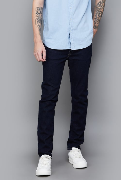 AMERICAN EAGLE Darkwashed Slim Straight Jeans
