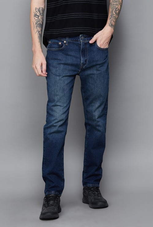 AMERICAN EAGLE Darkwashed Slim Straight Jeans