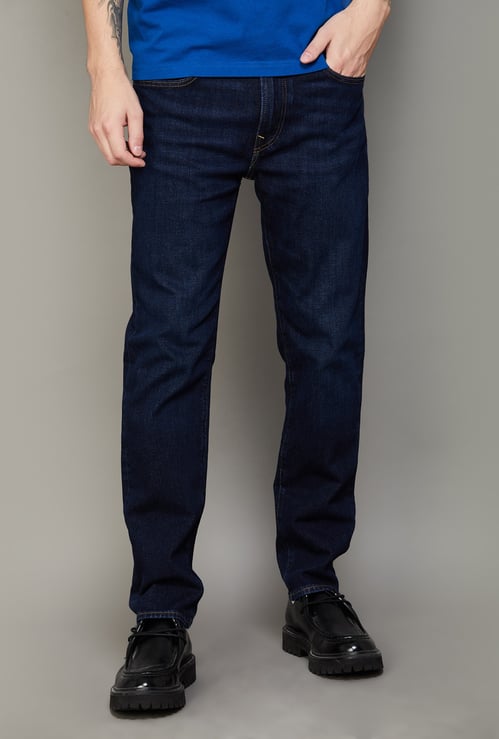 AMERICAN EAGLE Solid Slim Straight Jeans