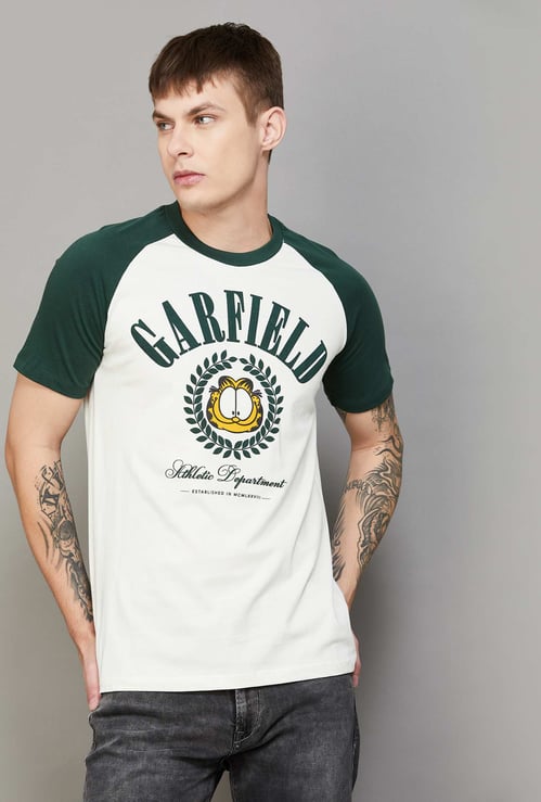 FREE AUTHORITY Garfield Print T-shirt