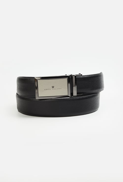 LOUIS PHILIPPE Textured Leather Belt