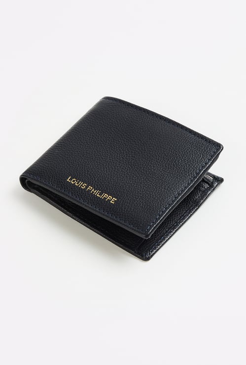 LOUIS PHILIPPE Textured Leather Bi-Fold Wallet