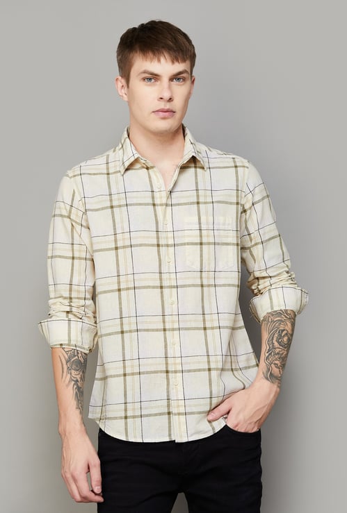 SPYKAR Checked Regular Fit Shirt