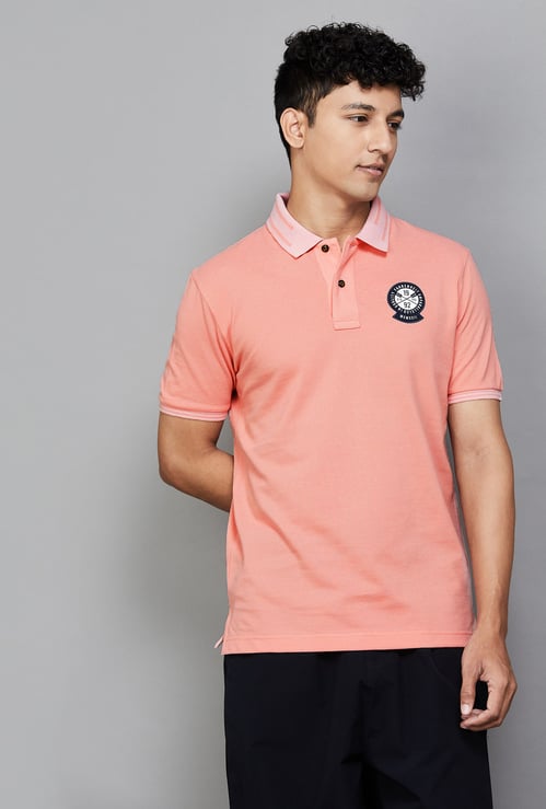 FAHRENHEIT Solid Polo T-shirt