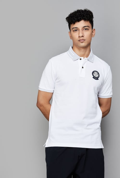 FAHRENHEIT Solid Polo T-shirt
