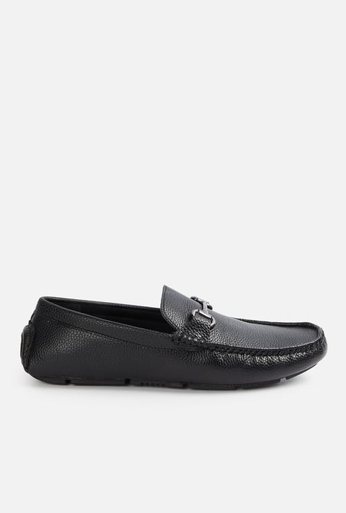 BATA Textured Moccasins