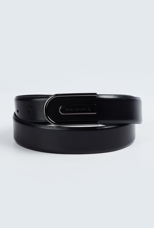 VAN HEUSEN Solid Leather Belt