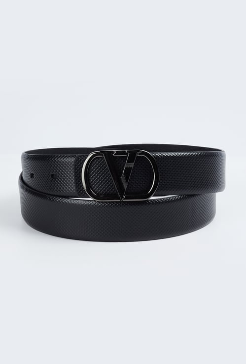 VAN HEUSEN Textured Leather Belt
