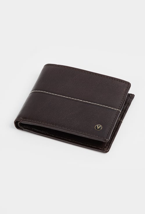 VAN HEUSEN Textured Leather Bi-Fold Wallet