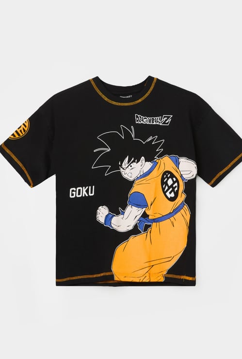 KIDSVILLE Boys Dragon Ball Z Graphic T-shirt