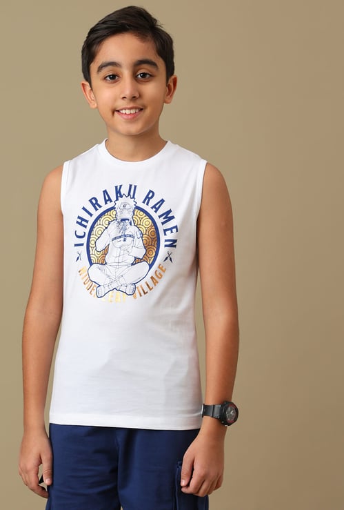 KIDSVILLE Boys Naruto Tank T-shirt