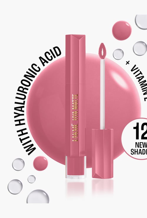 LAKME 9to5 Hya Matte Liquid Lipstick - Nude - 5.3ml