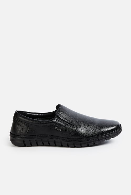 BATA Textured Slip-Ons