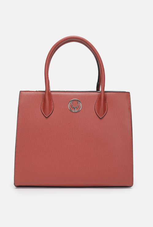 ALLEN SOLLY Textured Handheld Bag