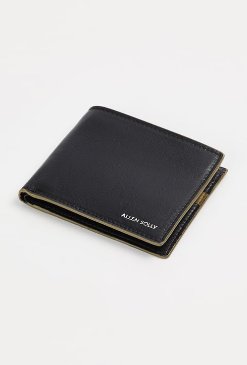 ALLEN SOLLY Textured Bi-Fold Wallet