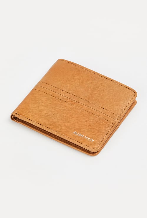ALLEN SOLLY Textured Bi-Fold Wallet