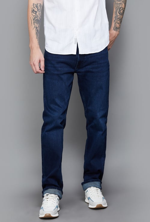 LP JEANS Darkwashed Regular Straight Jeans