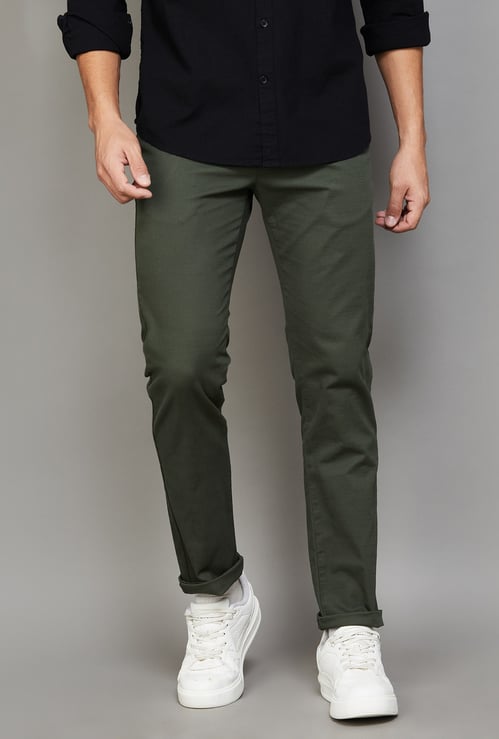 LEVI'S Solid Slim Straight Trousers