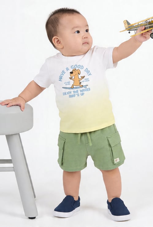 FAME FOREVER Boys Solid Cargo Shorts