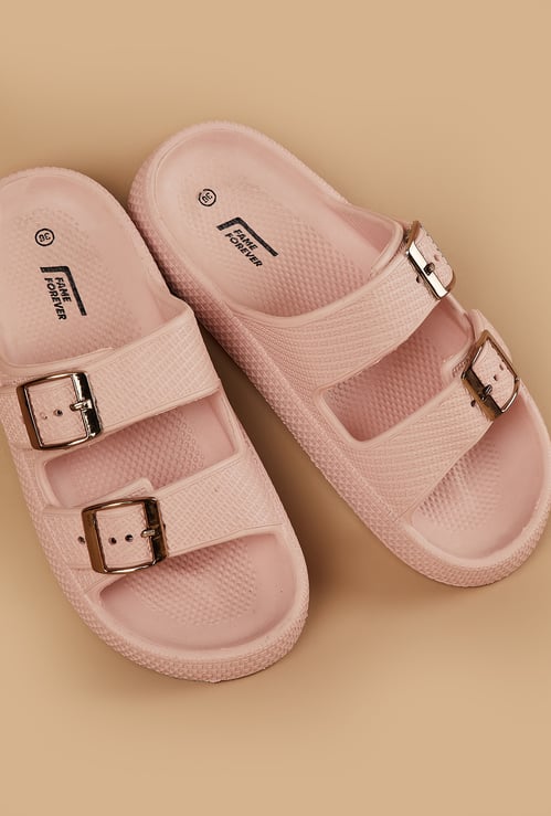 FAME FOREVER Girls Textured Slippers