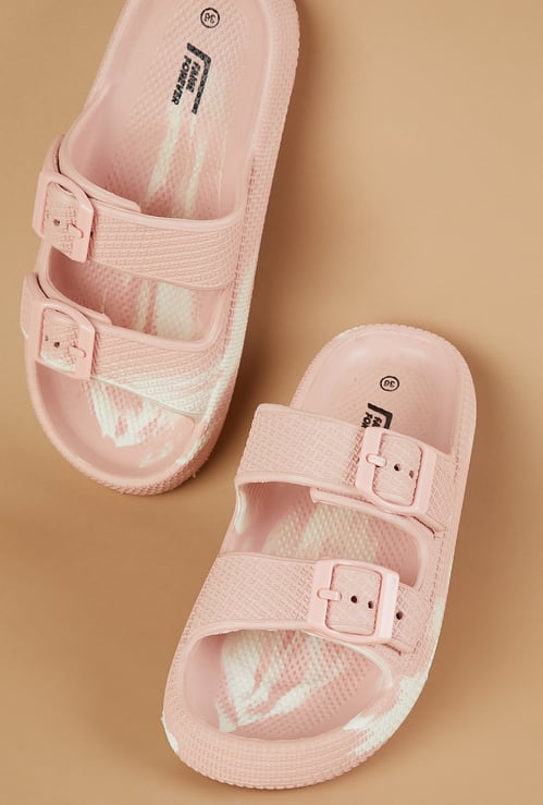 FAME FOREVER Girls Patterned Sliders